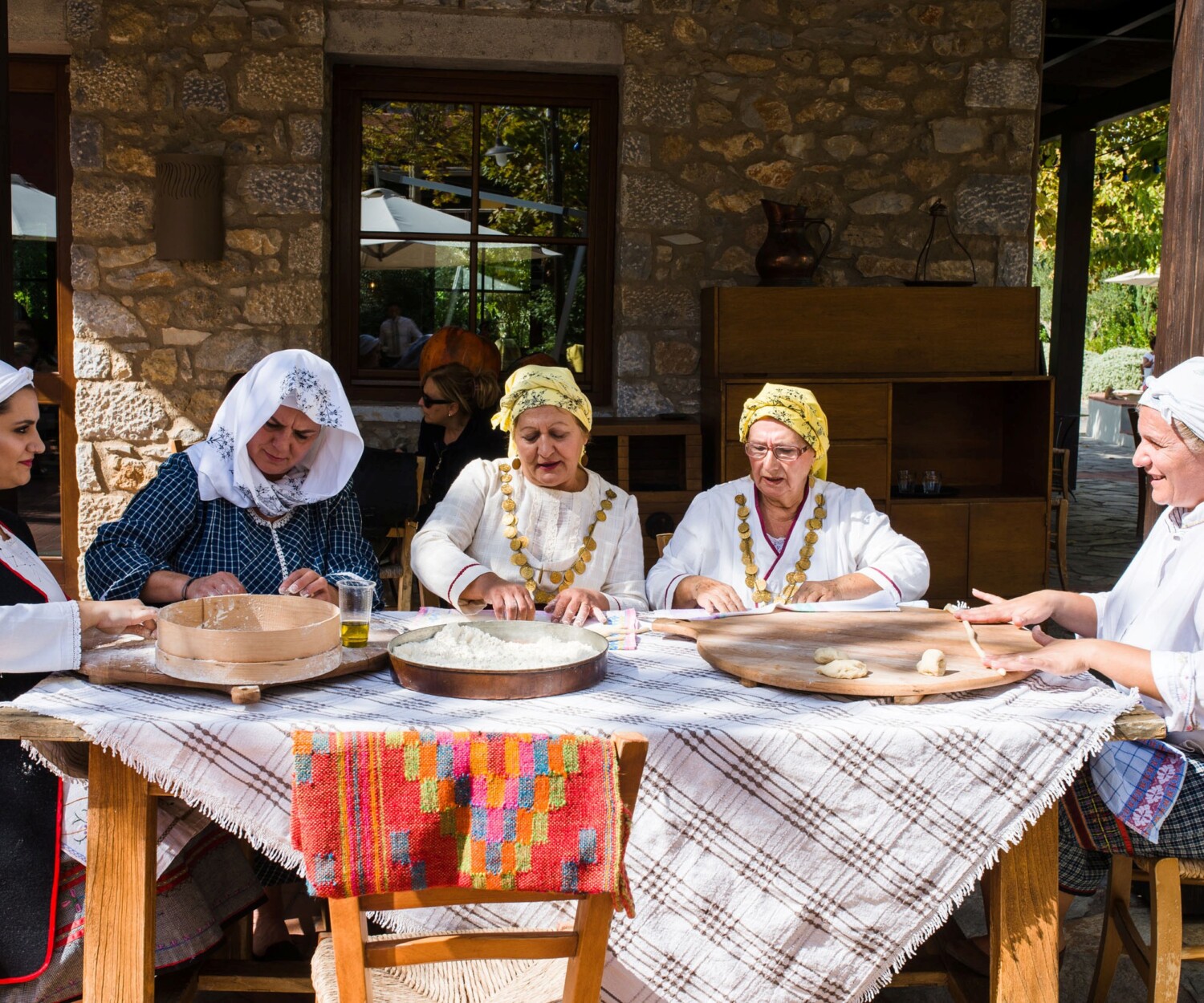 Authentic Village Cooking. Image Credit: Costa Navarino
 
