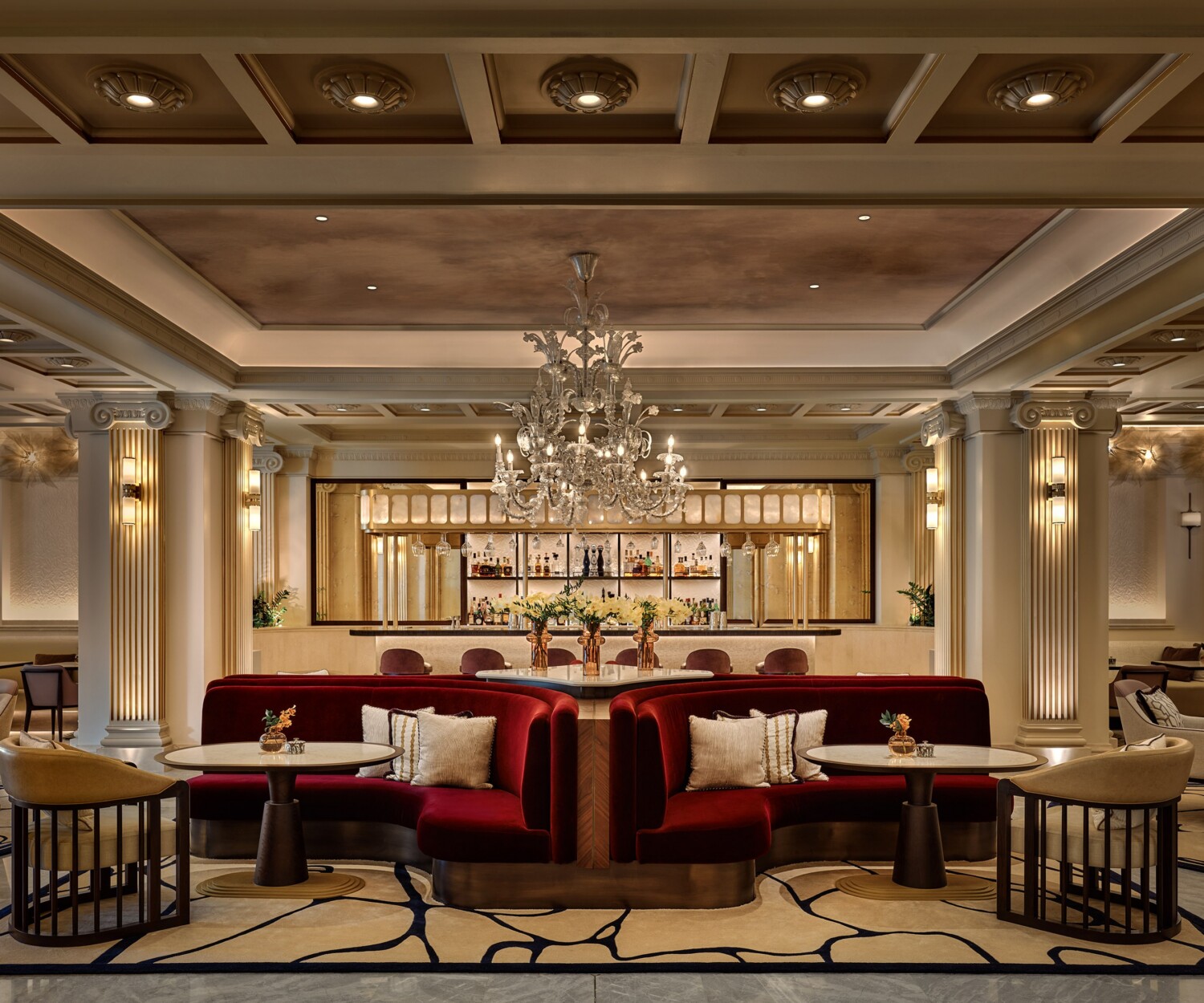 The historic King George Hotel, introduces George, The Lobby Bar -  
a new, stylish Athenian rendezvous point. Credit: King George Hotel 